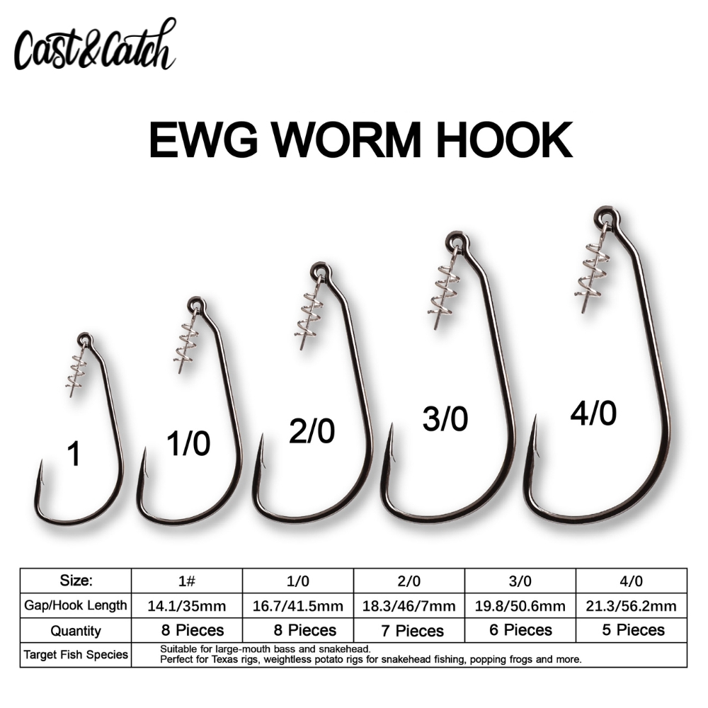 Cast&Catch SCREW-LOCK Weedless - Fishing Hook Circle recension och pris