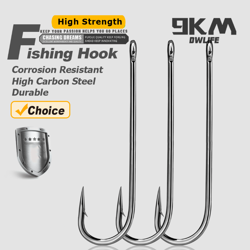 9KM Aberdeen Hooks Long Shank  - Fishing Hook Barbless recension och pris