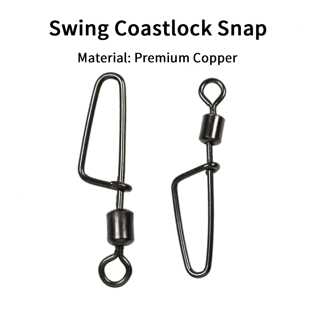 20PCS #12 -1/0 Rolling Swivel  - Fishing Hook Stainless Steel recension och pris